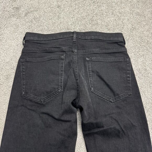 Everlane Classic Fit Straight Leg Denim Jeans Mens 28x32 Black Cotton Stretch - Picture 3 of 12